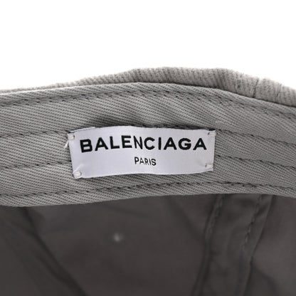 Balenciaga Cotton Drill Logo New Baseball Hat L Lead Black 8 of 12