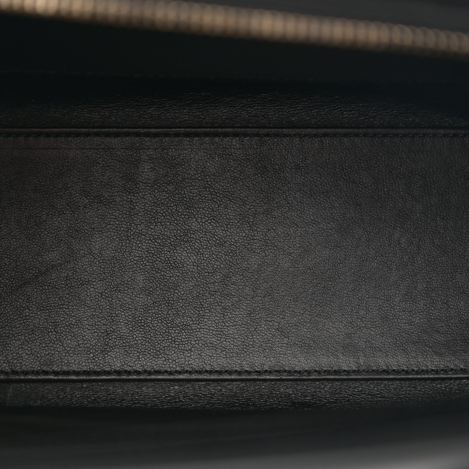 Celine Bullhide Calfskin Nubuck Bi-Color Nano Luggage Black White 5 of 14