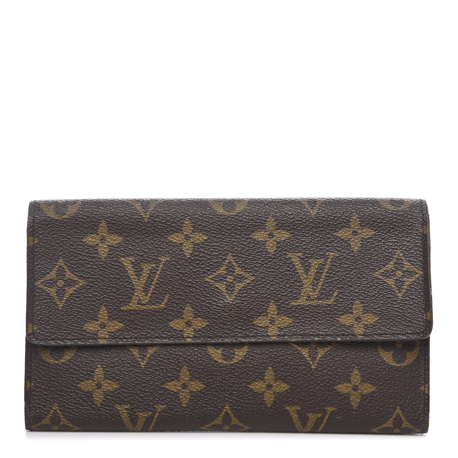 Louis Vuitton Monogram Porte Tresor International Wallet Brown 1 of 12