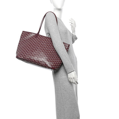 Goyard Goyardine Artois MM Burgundy 2 of 12