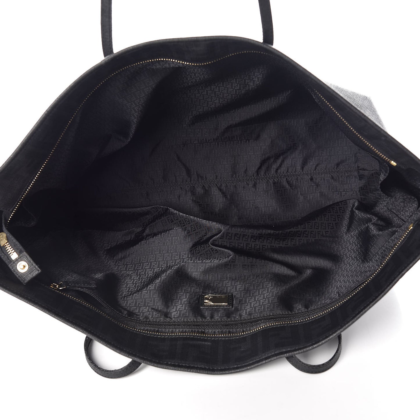 Zucca Spalmati Large Roll Tote Black