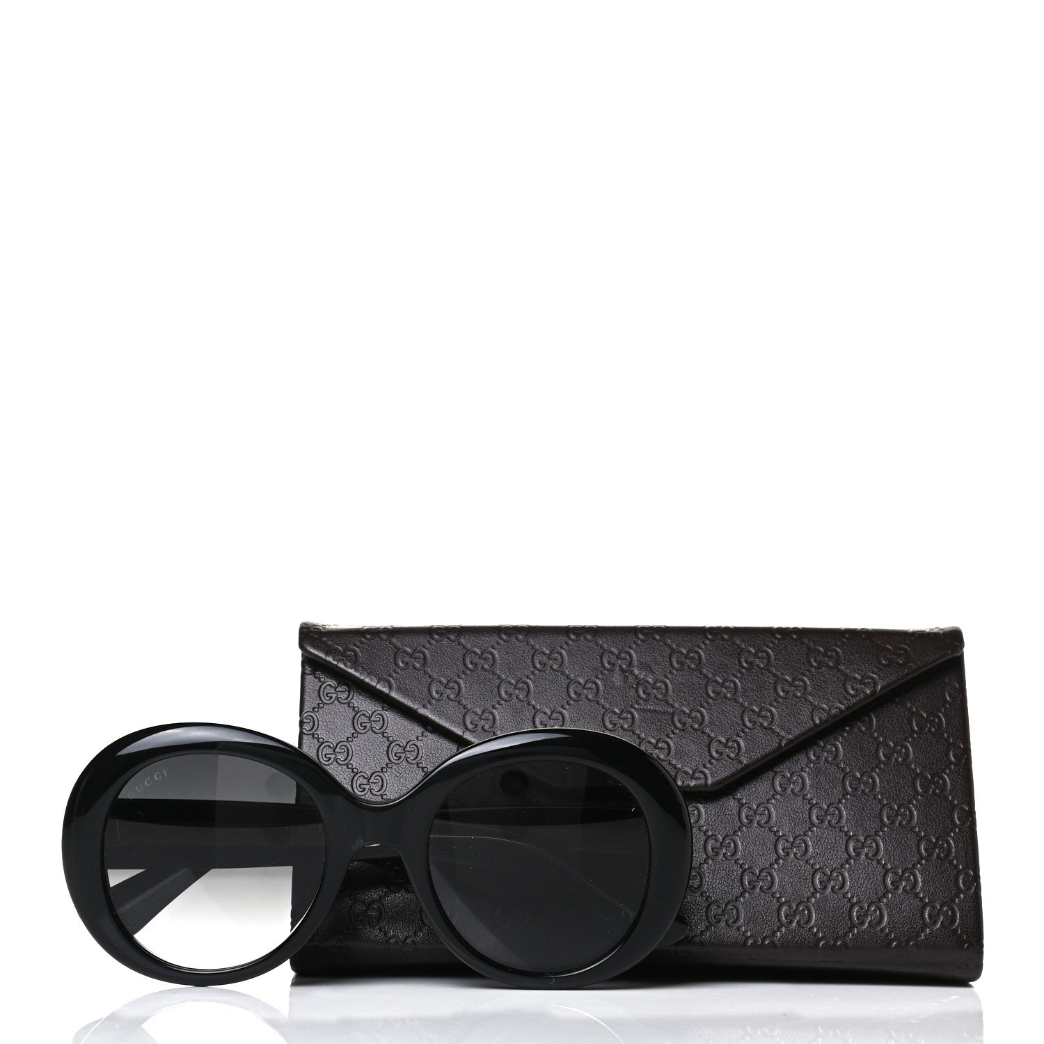 Gucci Acetate Round GG Sunglasses GG3815S Black 8 of 8