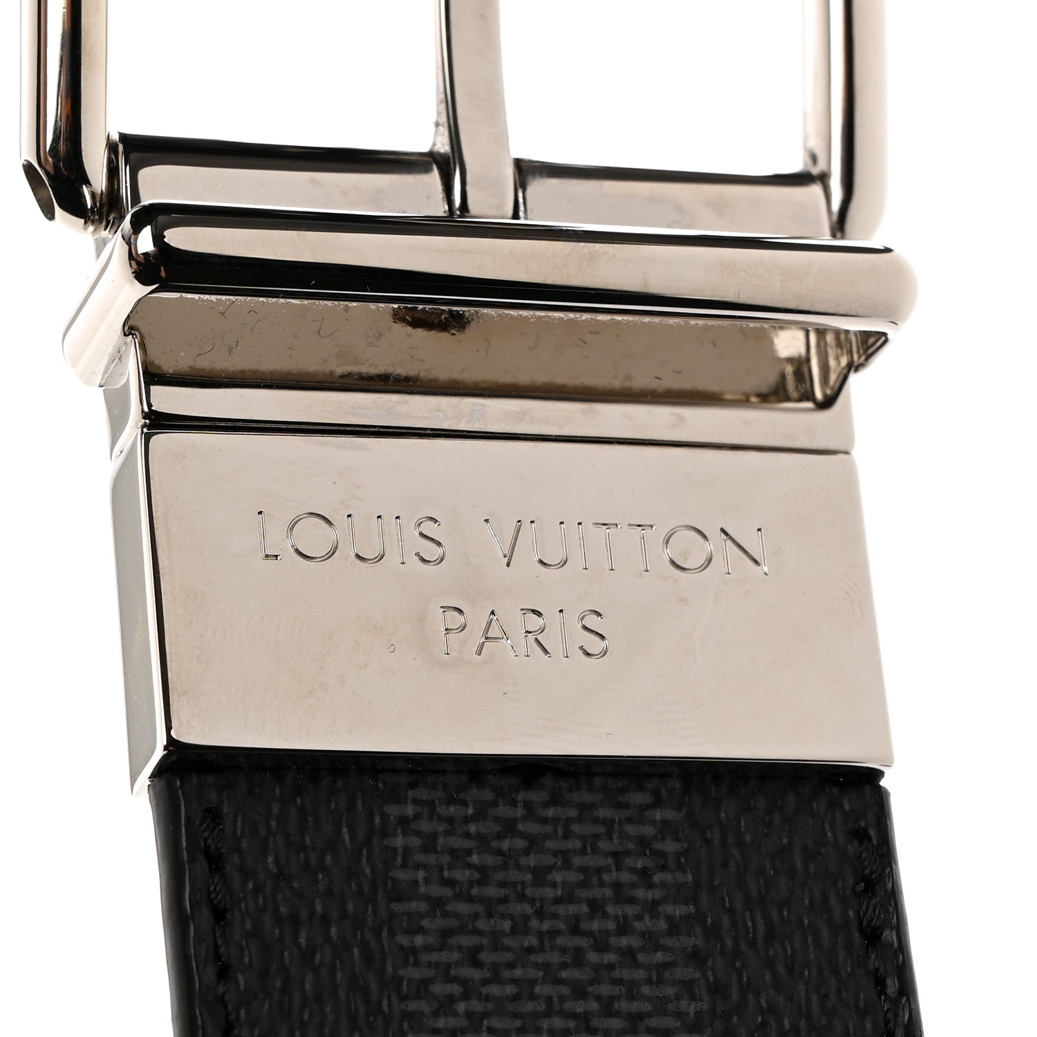 Louis Vuitton Damier Graphite Calfskin Belt 95 38 Black 4 of 7