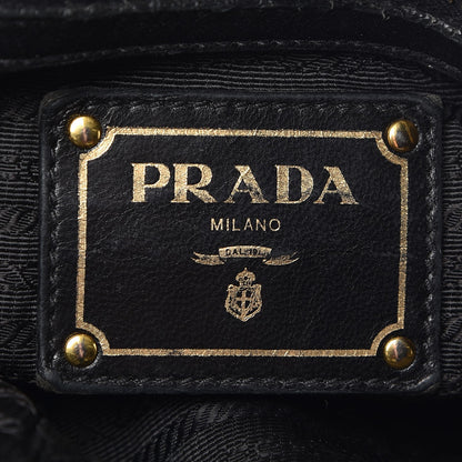 Prada Nappa Gaufre Tote Black 7 of 17