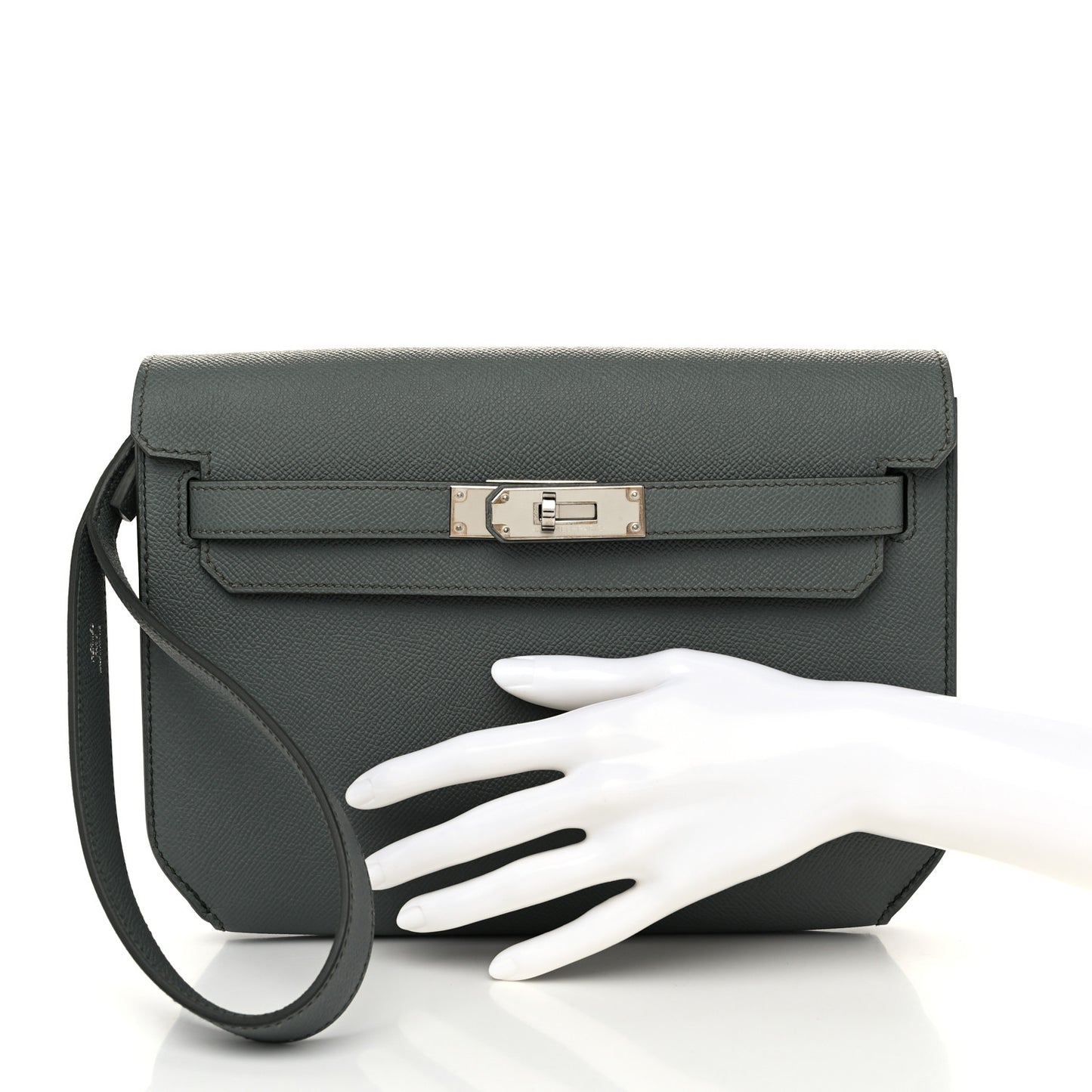 Epsom Kelly Depeches 25 Pouch Vert Amande
