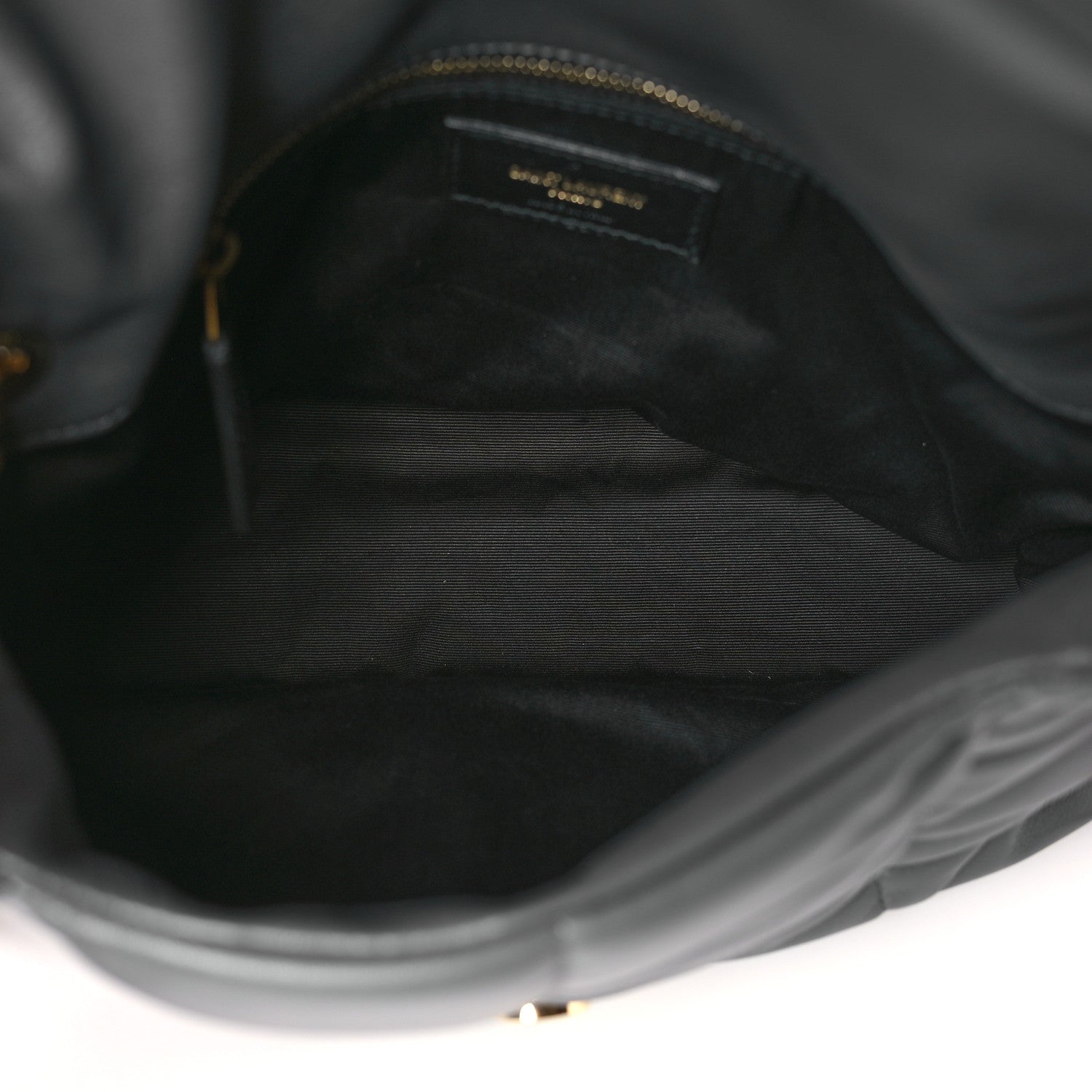 Saint Laurent Calfskin Quilted Small Loulou Puffer Monogram Chain Satchel Storm 5 of 10