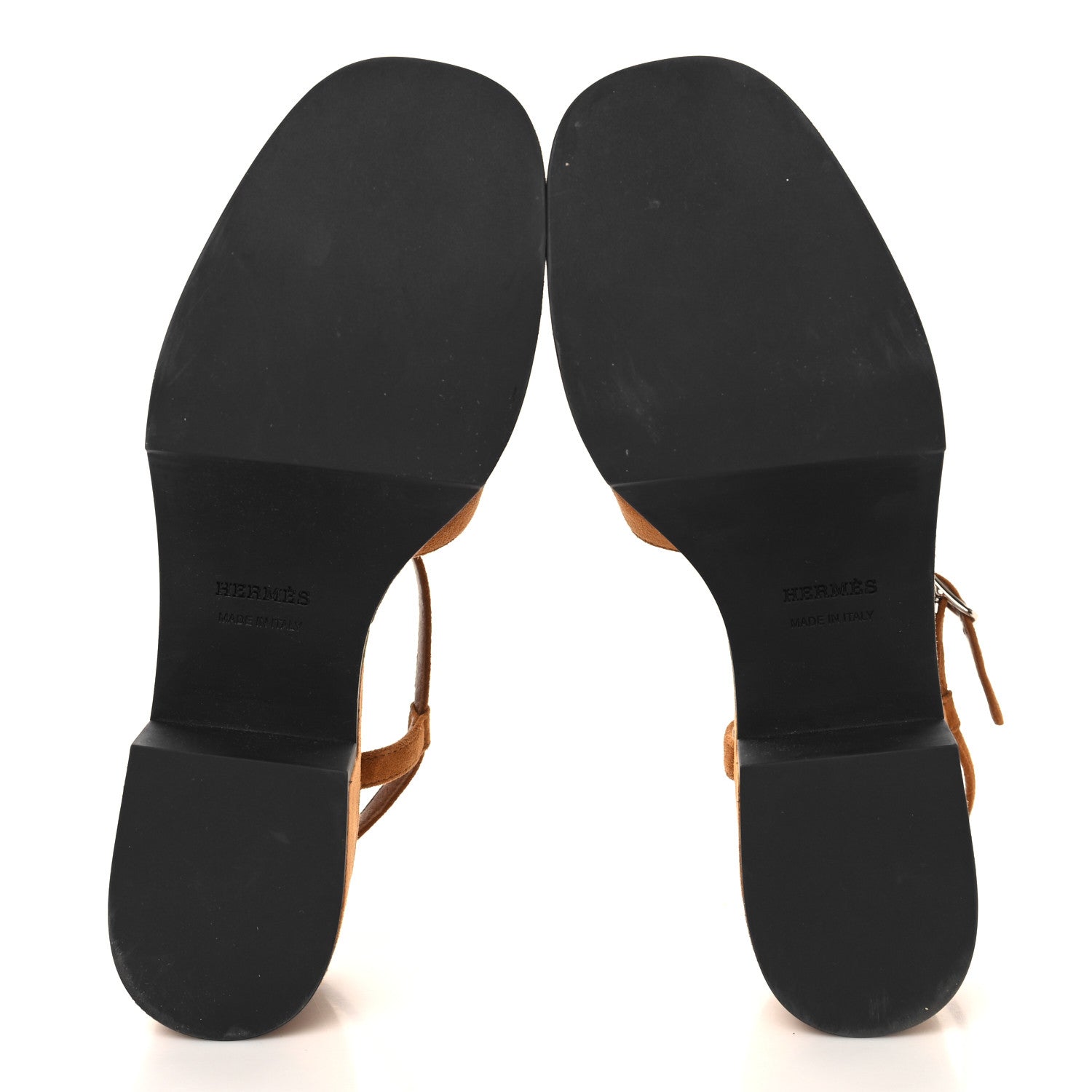 Hermes Suede Goatskin Jam 30 Sandals 38 Naturel 6 of 10