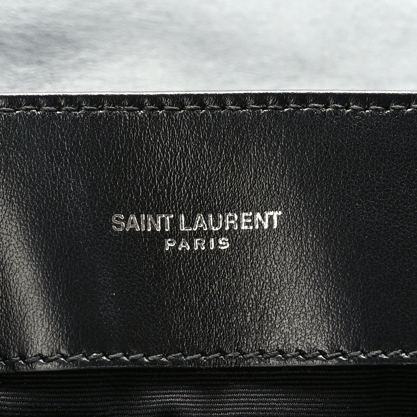Calfskin Y Quilted Monogram Medium Loulou Chain Satchel Black
