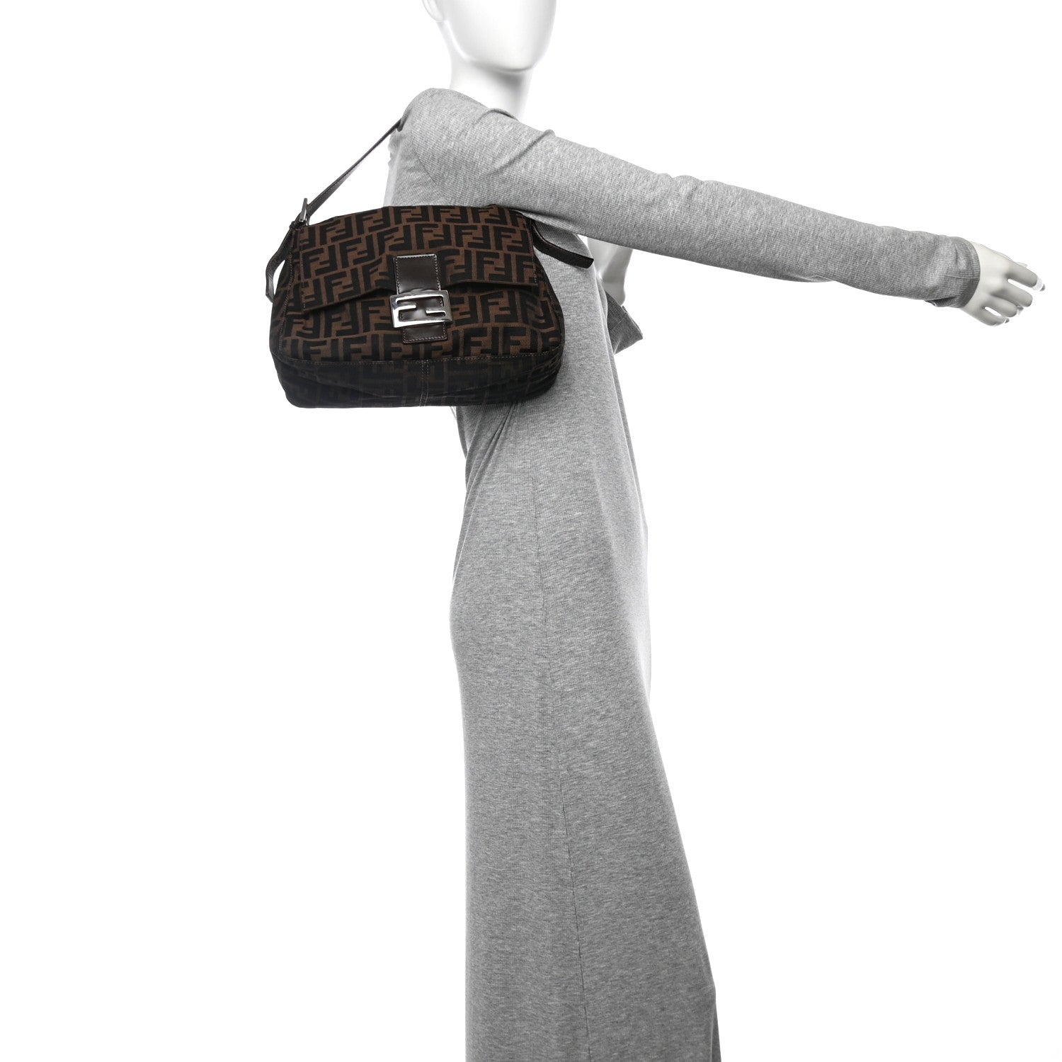 Fendi Zucca Mama Baguette Tobacco 2 of 13