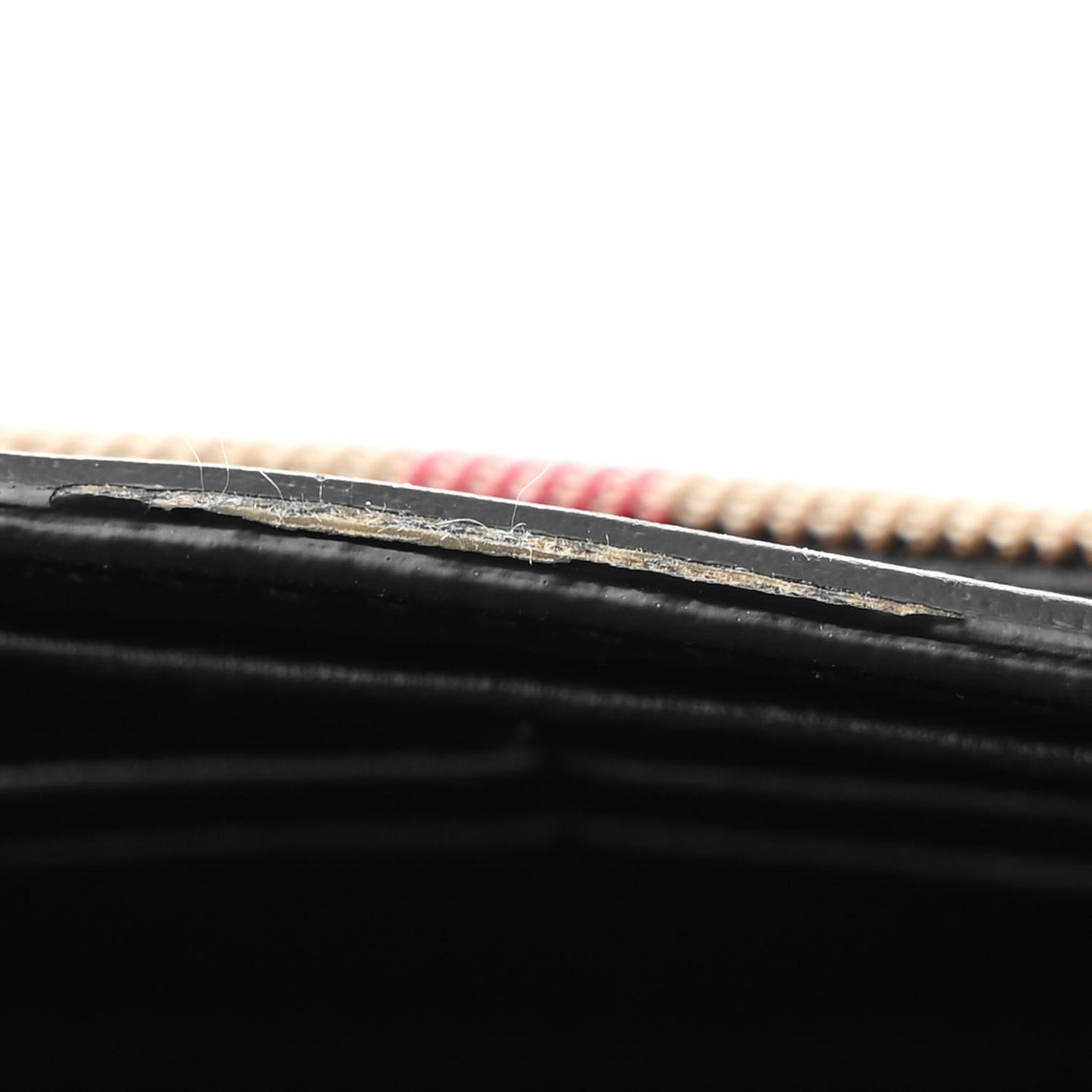 Calfskin House Check Henley Wallet On Chain Black