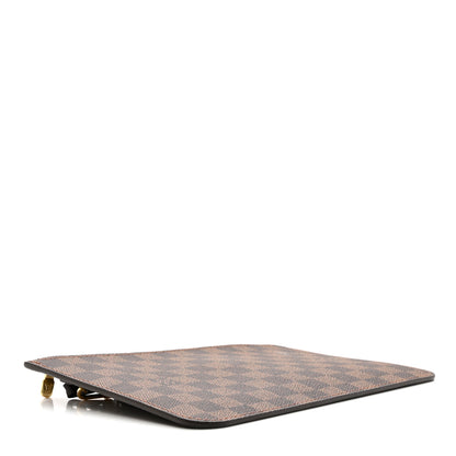 Louis Vuitton Damier Ebene Neverfull MM GM Pochette Rose Ballerine 4 of 6