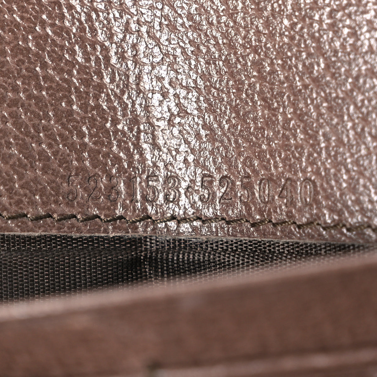 GG Supreme Monogram Web Ophidia Continental Wallet Brown