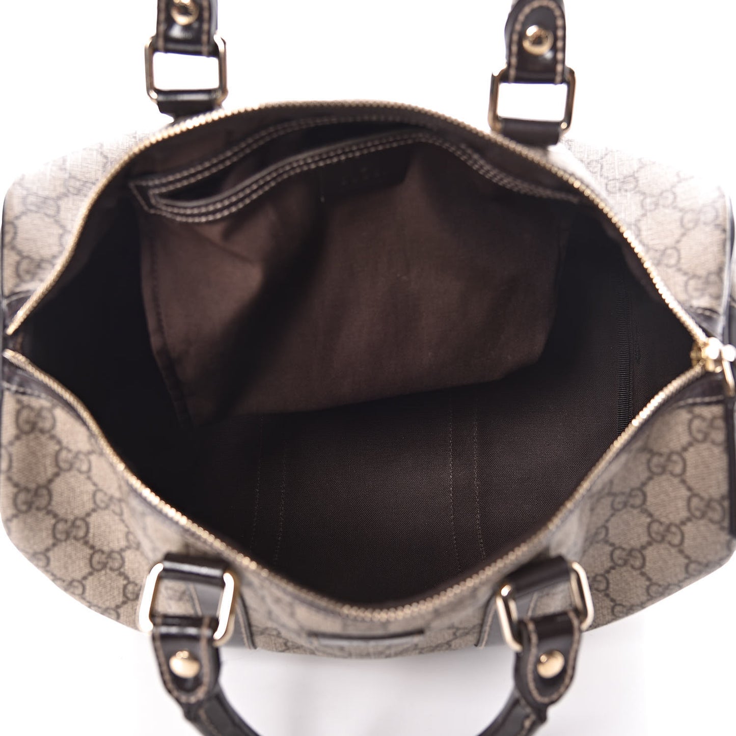 GG Plus Monogram Medium Joy Boston Dark Brown