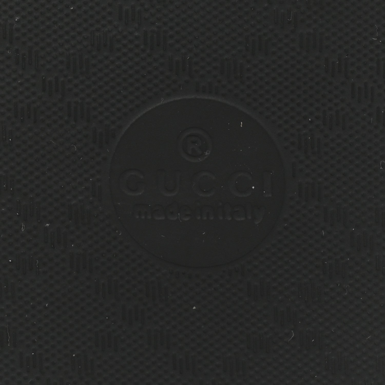 Gucci Rubber Matelasse Mens Slide Sandals 11 Black 6 of 12