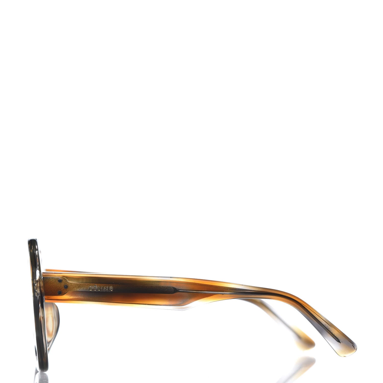 Celine Acetate Square Sunglasses CL40045F Brown 2 of 8