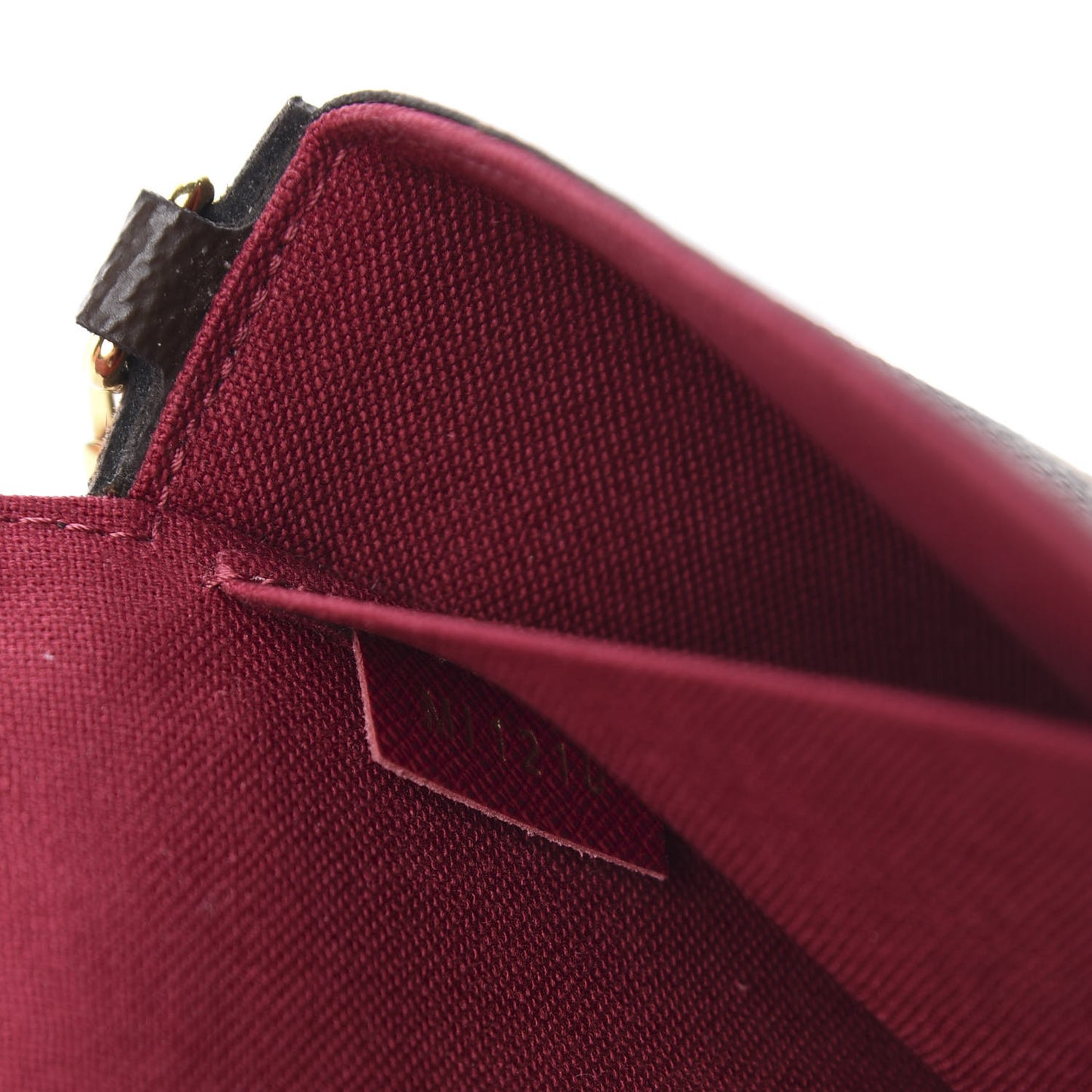 Monogram Pochette Felicie Chain Wallet Fuchsia