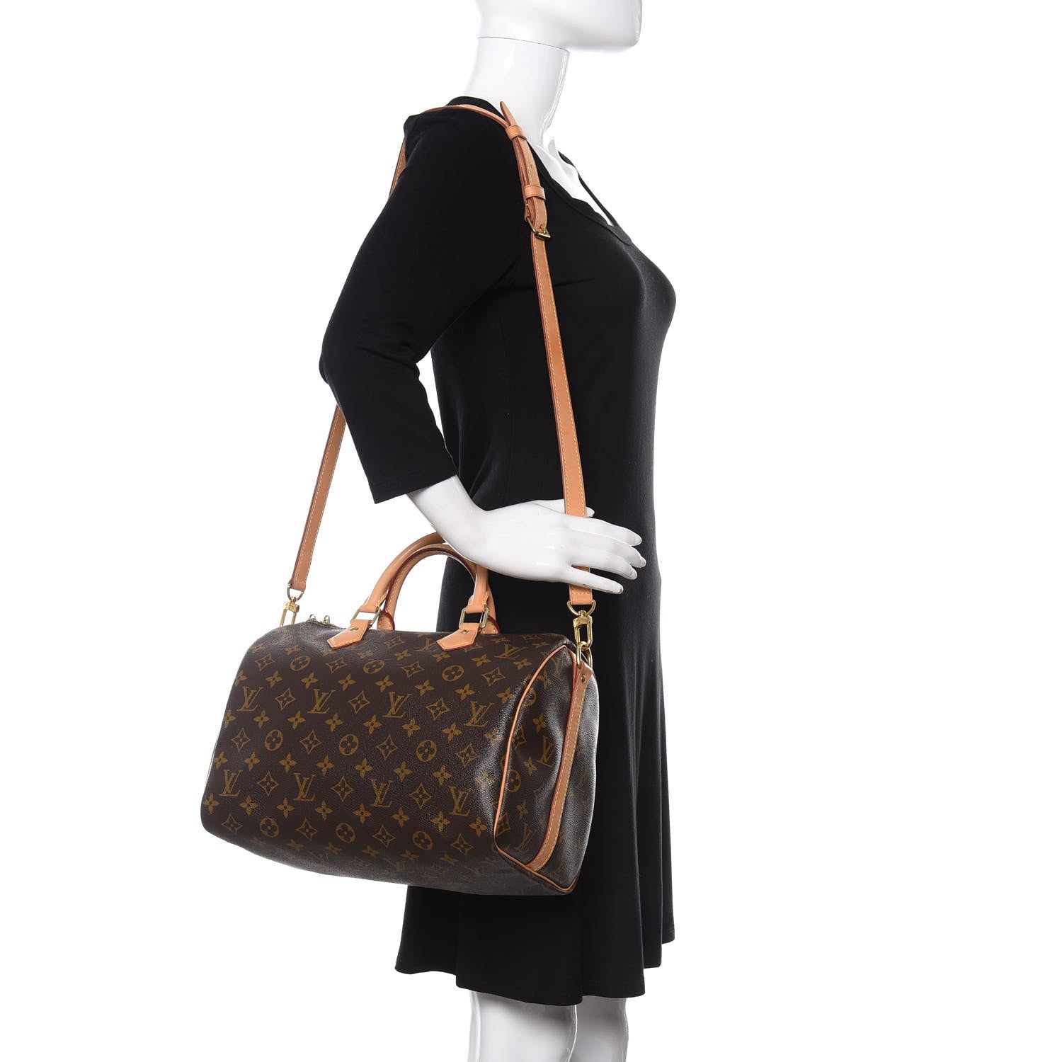 Louis Vuitton Monogram Speedy Bandouliere 30 2 of 11