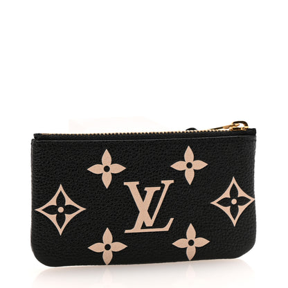 Louis Vuitton Empreinte Monogram Giant Key Pouch Black Beige 3 of 10