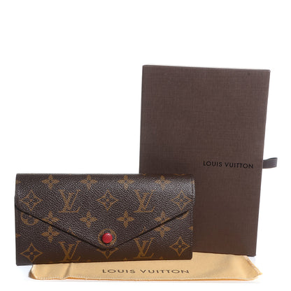 Louis Vuitton Monogram Josephine Wallet Red 5 of 8