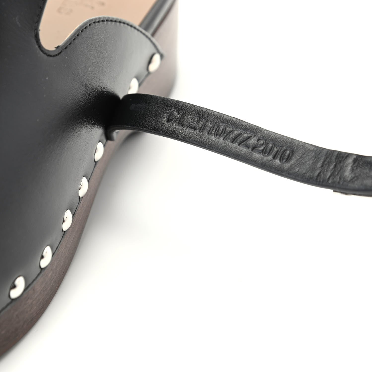 Hermes Calfskin Carlotta Mules 36 Black 10 of 11