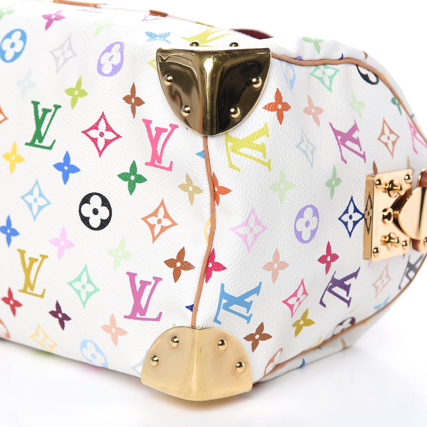 Monogram Multicolor Speedy 30 White
