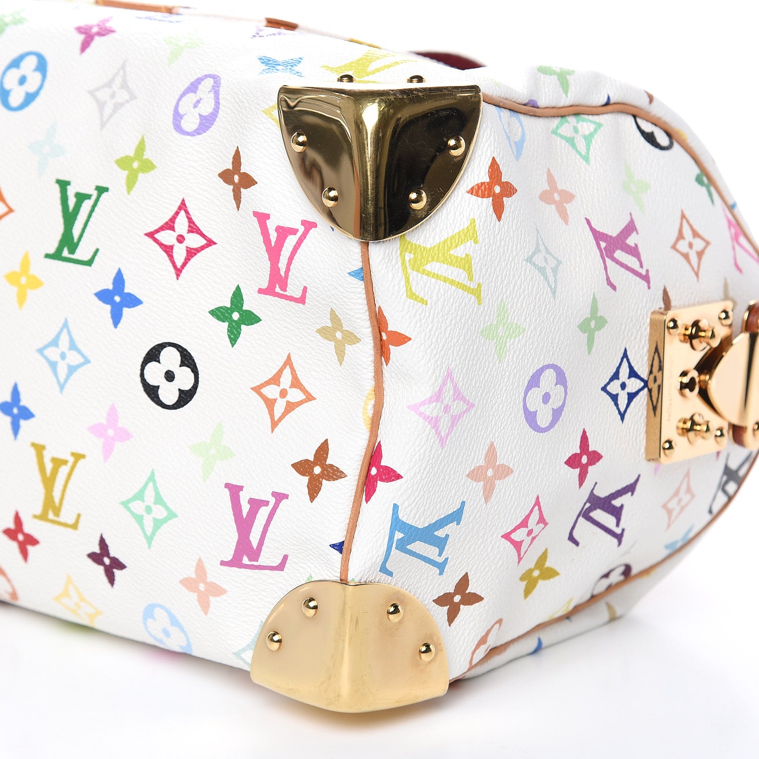 Louis Vuitton Monogram Multicolor Speedy 30 White 7 of 10