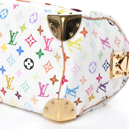 Louis Vuitton Monogram Multicolor Speedy 30 White 7 of 10
