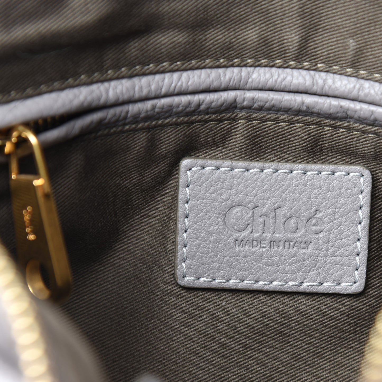 Calfskin Small Marcie Satchel Cashmere Grey
