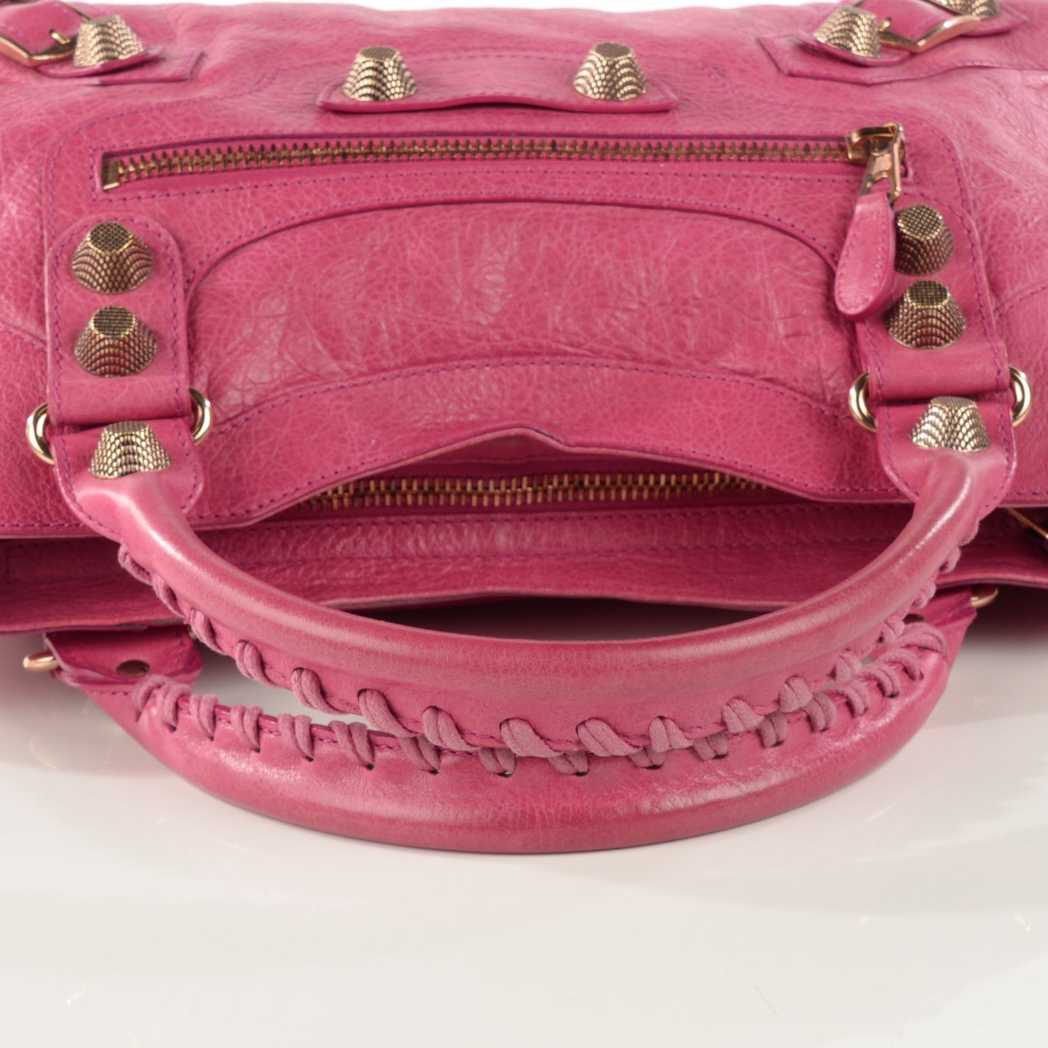 Balenciaga Agneau Giant 21 Rose Gold Hardware City Cyclamen Fucsia 8 of 8