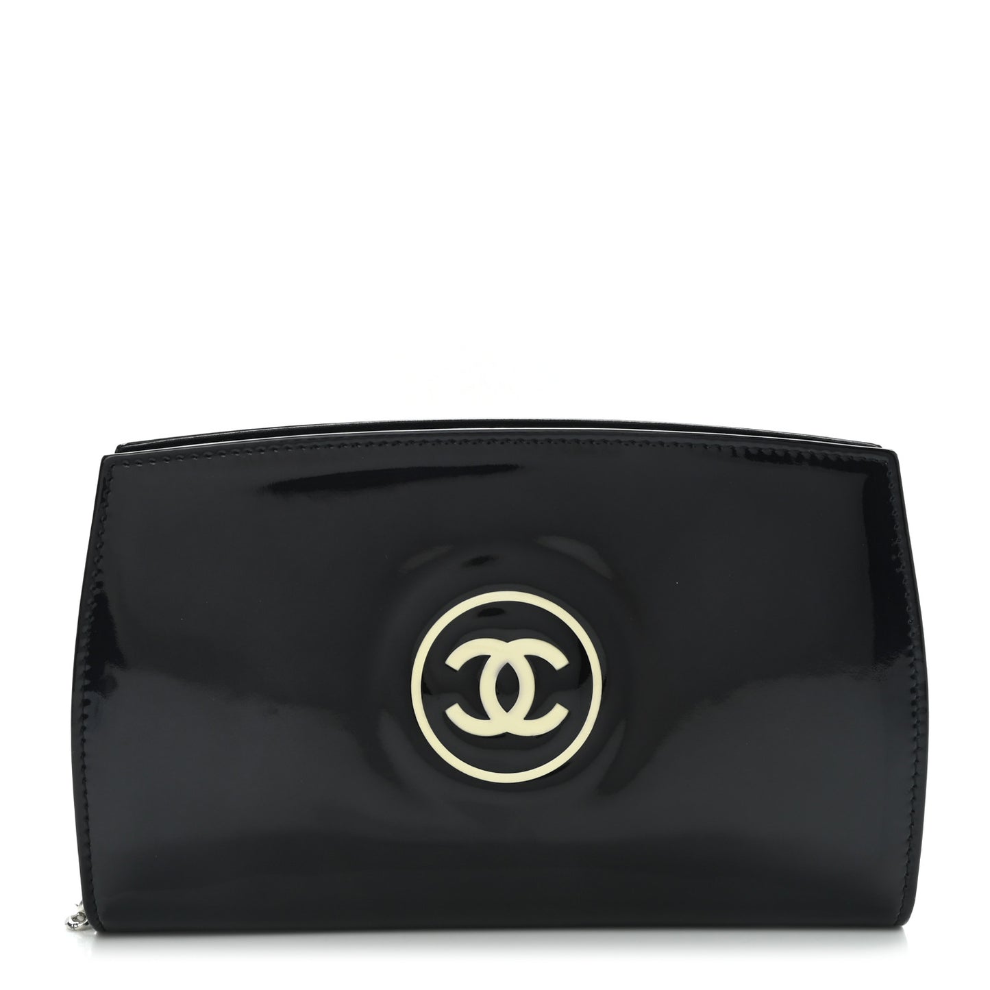 Patent CC Trousse Maquil Yen Wallet Black