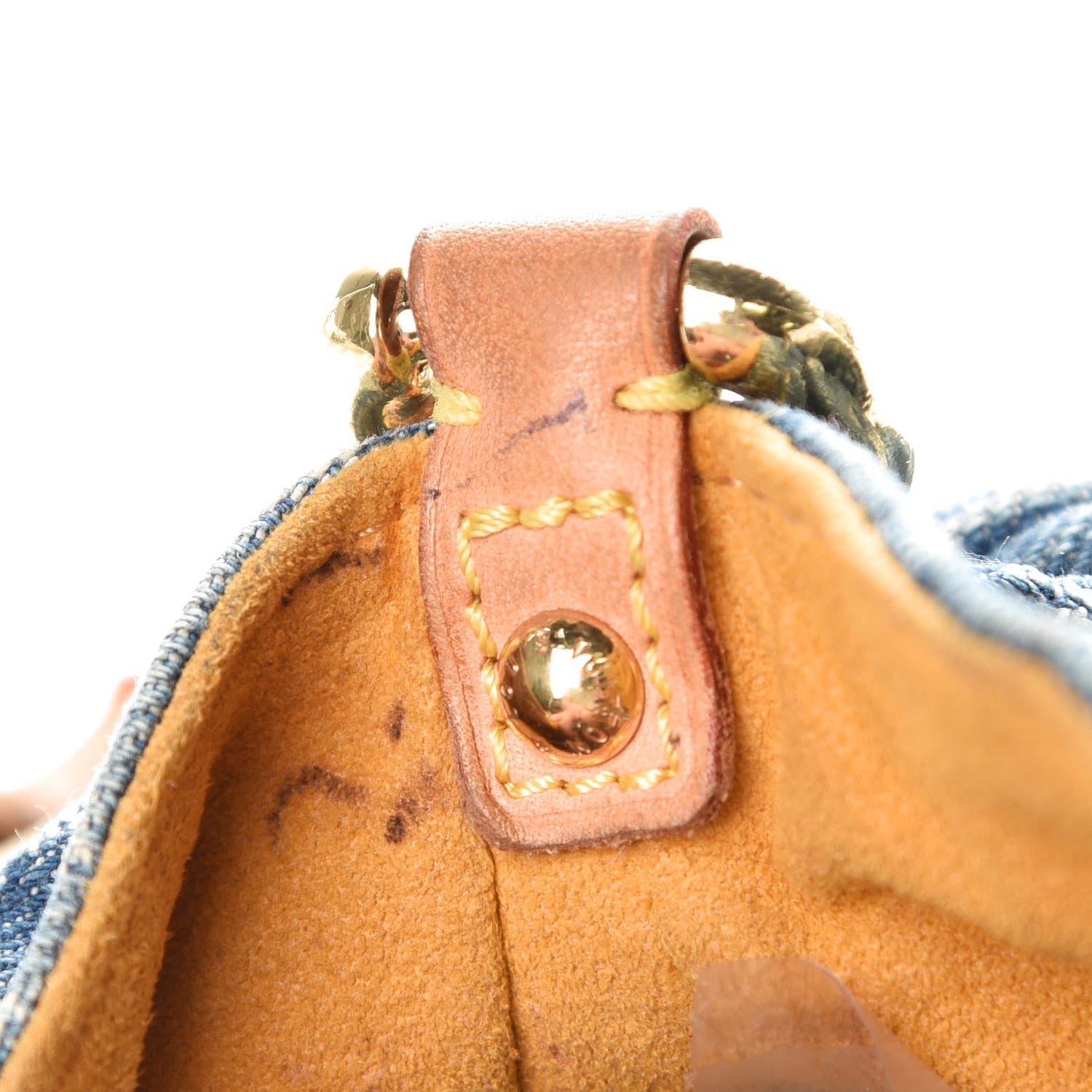 Louis Vuitton Monogram Denim Mini Pleaty Blue 9 of 9