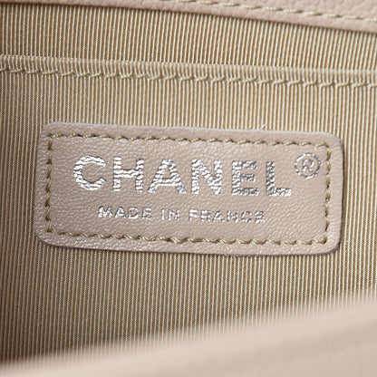 Chanel Caviar Quilted Medium Boy Flap Beige 8 of 10
