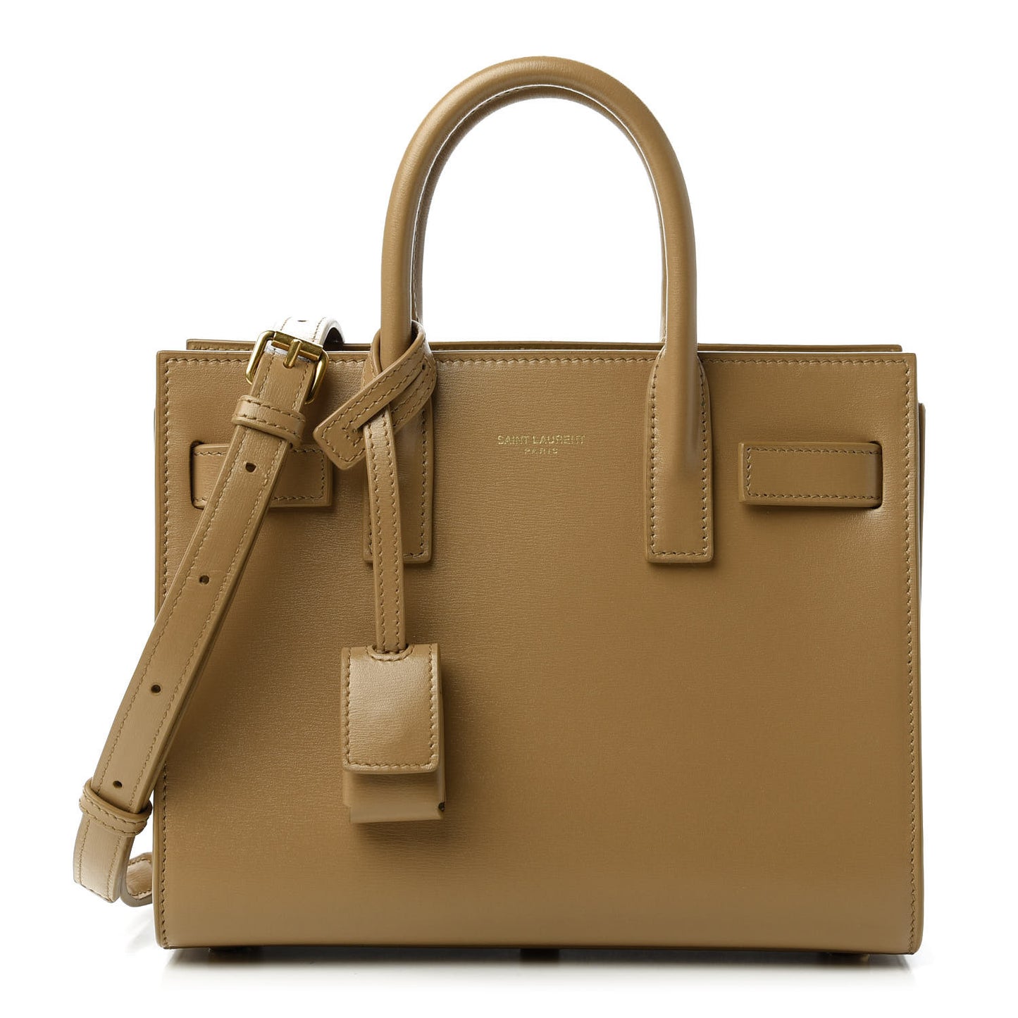 Calfskin Nano Sac De Jour Dark Beige