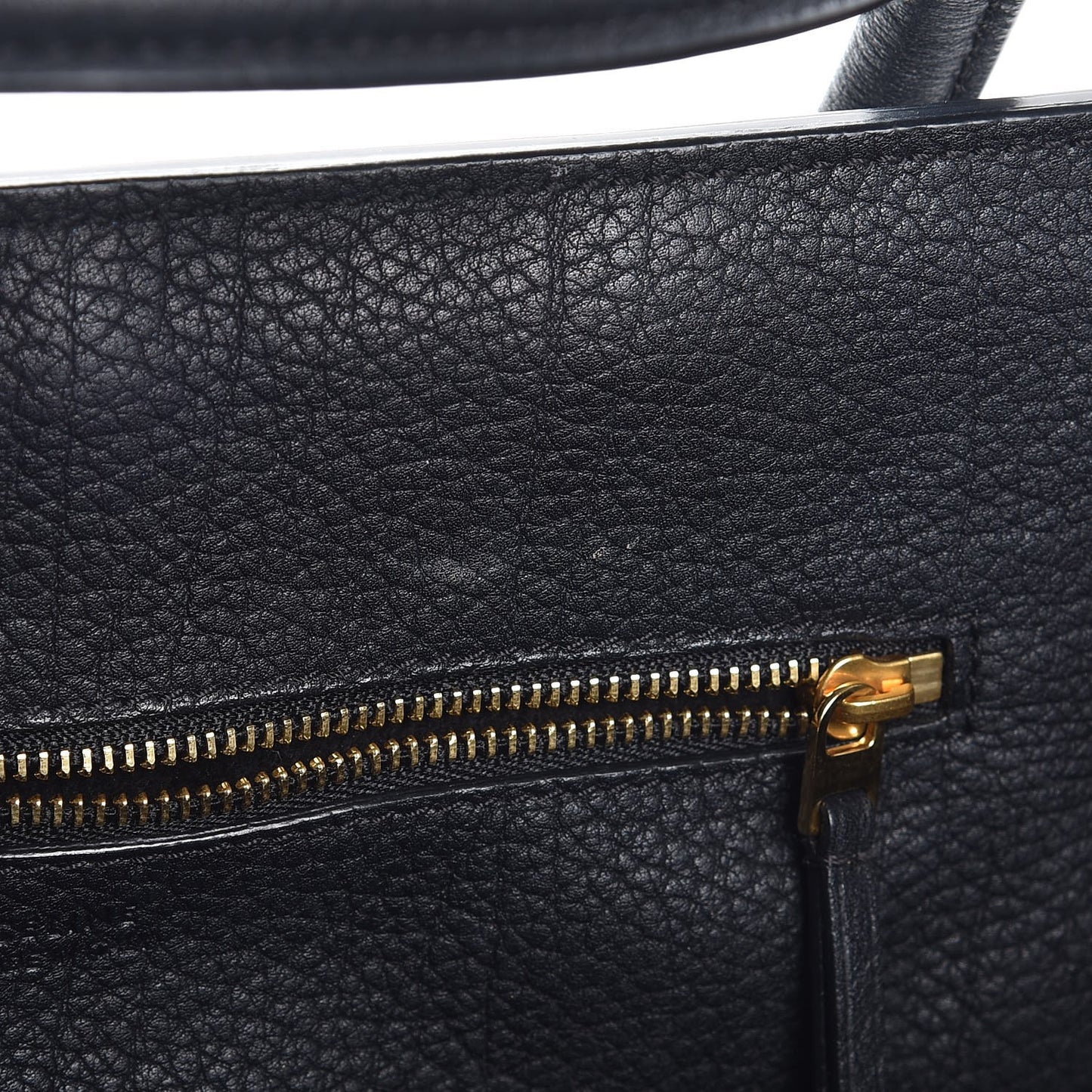 Crisped Calfskin Mini Tie Knot Tote Black