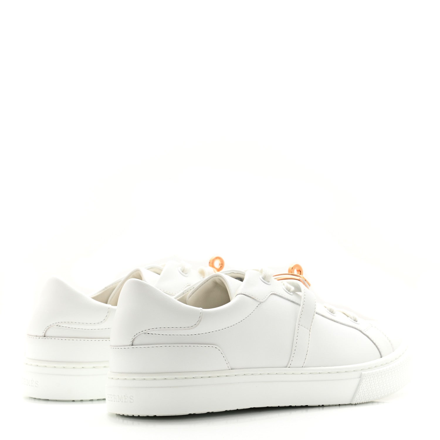 Hermes Calfskin Day Sneakers 37.5 White 4 of 11