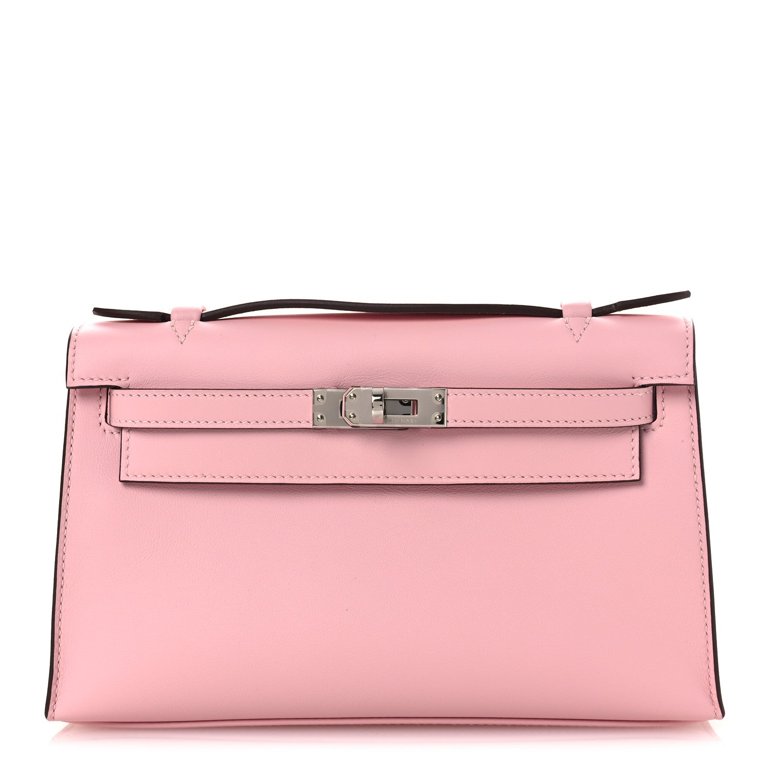 Hermes Swift Kelly Pochette Clutch Rose Sakura 1 of 12