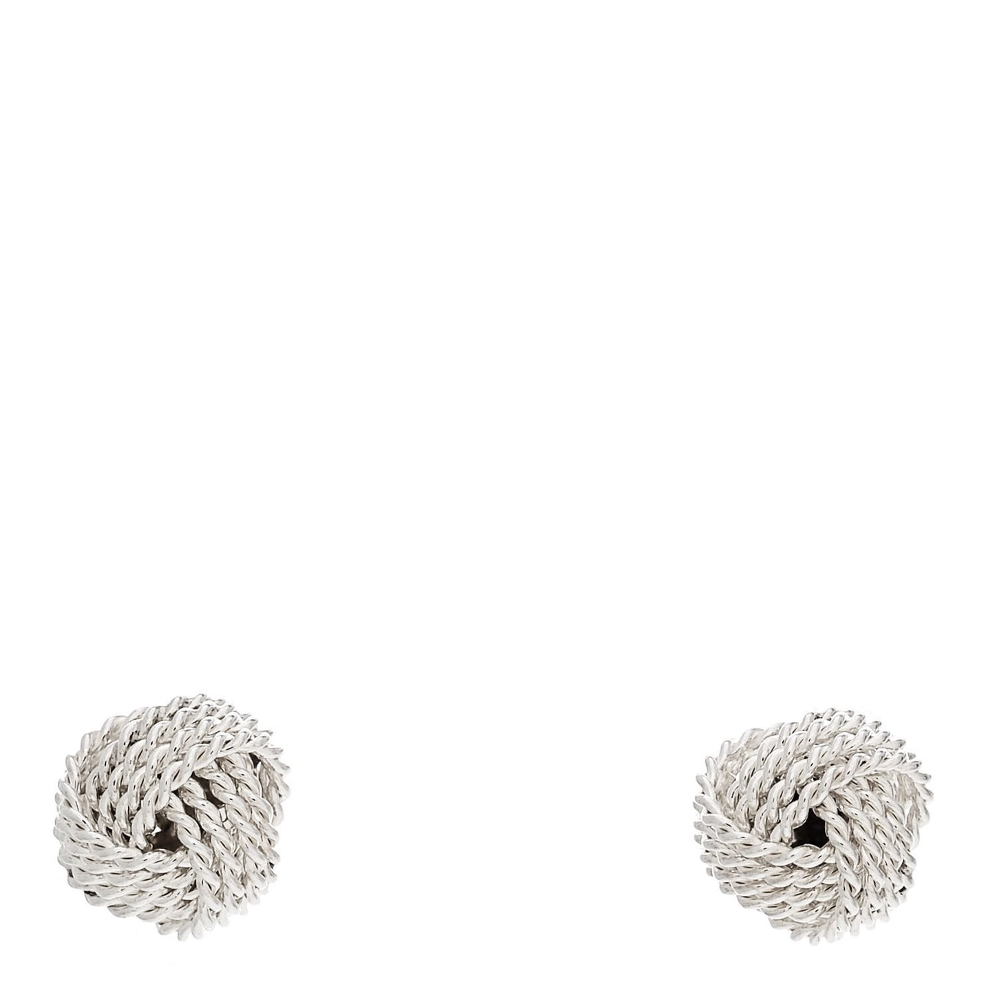 Sterling Silver Twist Knot Earrings
