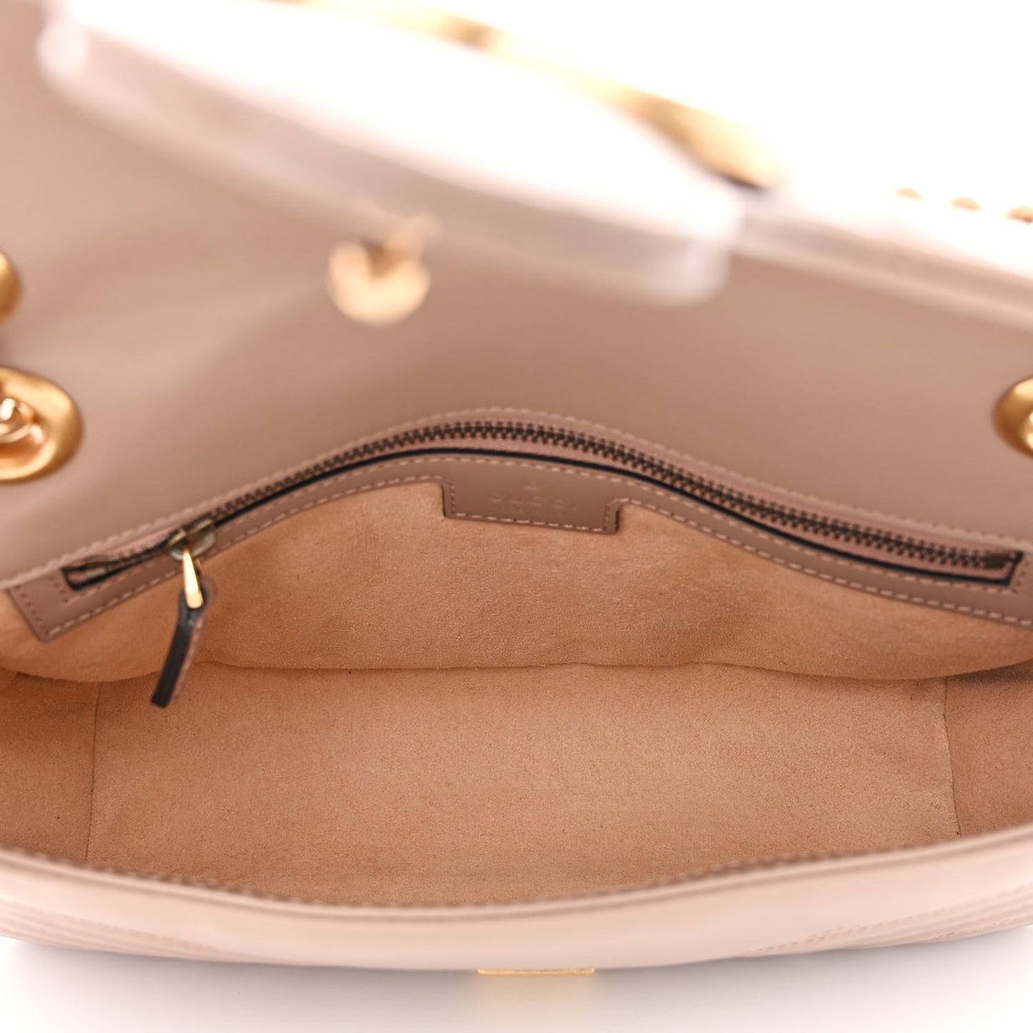 Calfskin Matelasse Small GG Marmont Shoulder Bag Porcelain Rose