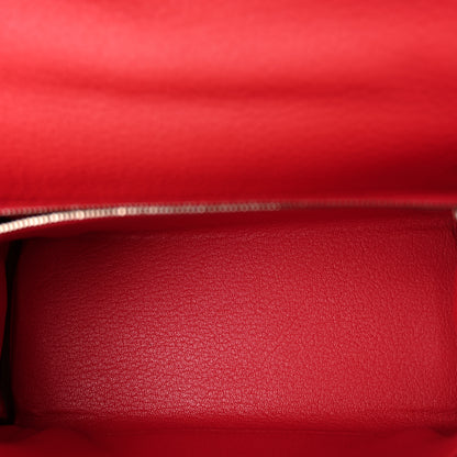 Hermes Togo Kelly Retourne 25 Rouge de Coeur 5 of 13