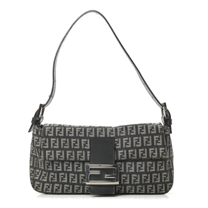 Fendi Zucchino Baguette Black 1 of 13