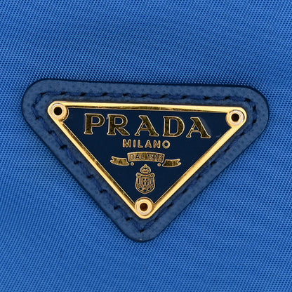 Prada Saffiano Tessuto Nylon Bucket Wristlet Bluette 8 of 9
