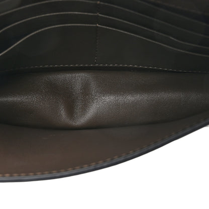 Fendi Vitello Ceylon Bi-Color FF 1974 Embossed FF Diamonds Chain Wallet Maya Black 5 of 10