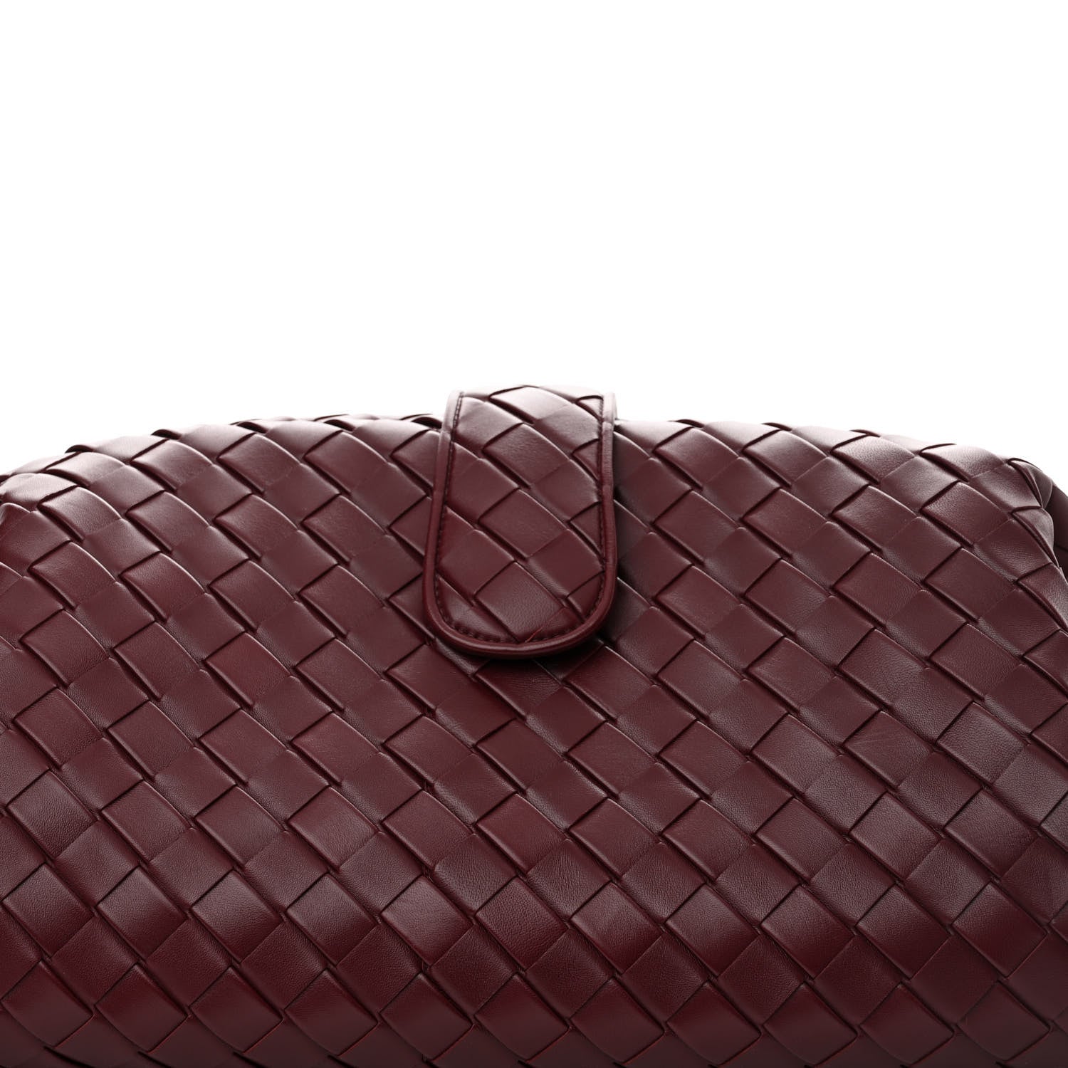Bottega Veneta Nappa Intrecciato Maxi The Lauren 1980 Clutch Barolo 8 of 10