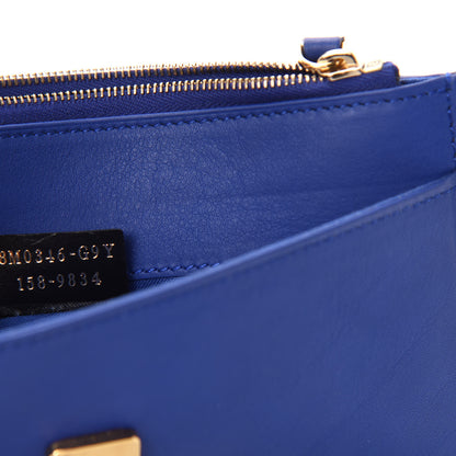 Fendi Vitello Flamingo Tube Wallet on Chain Blue Neon 9 of 11