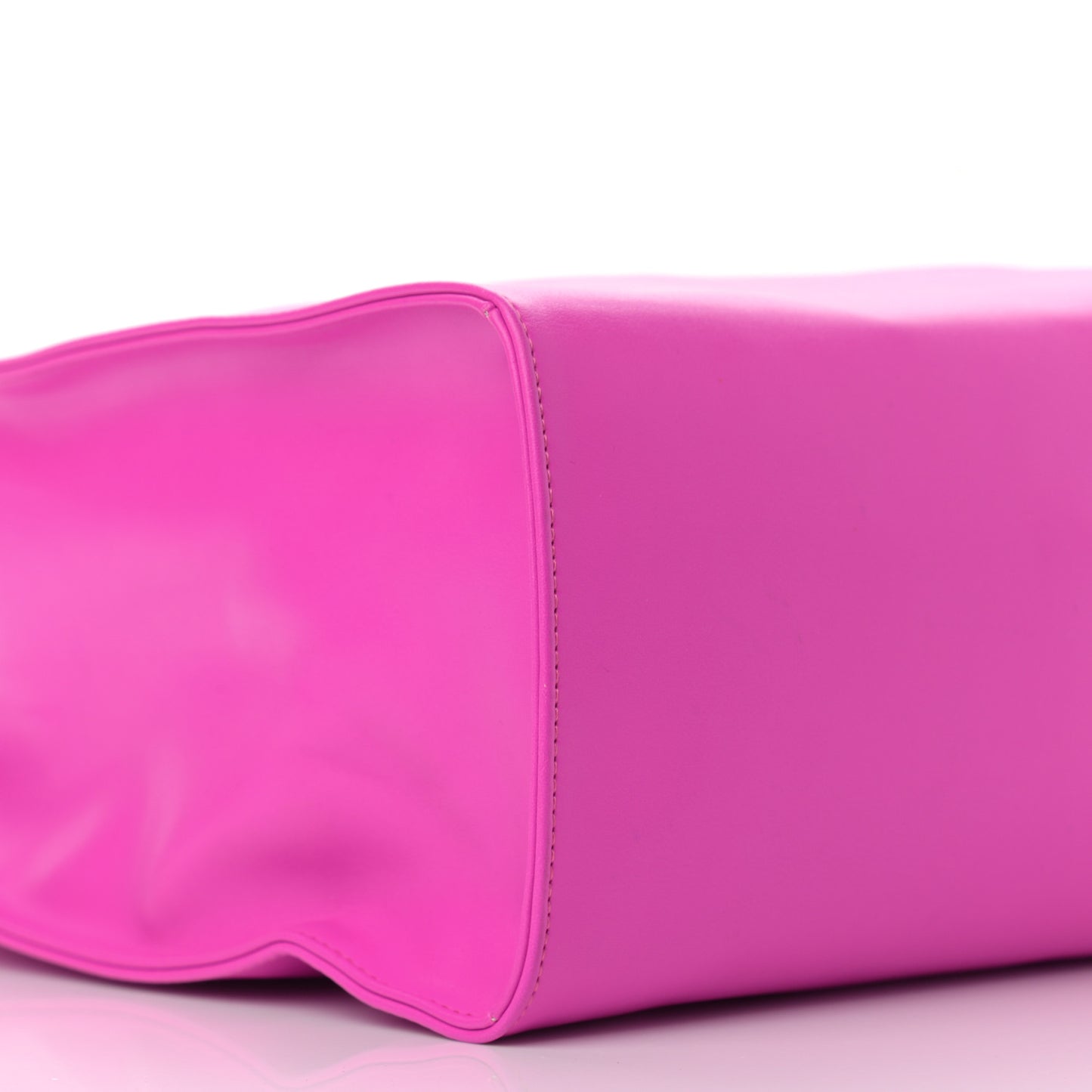 Vegan Leather Medium Shopping Bag Azalea