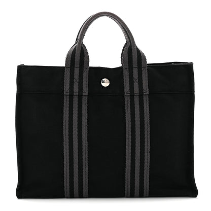 Hermes Canvas Herline PM Tote  Black 2 of 19