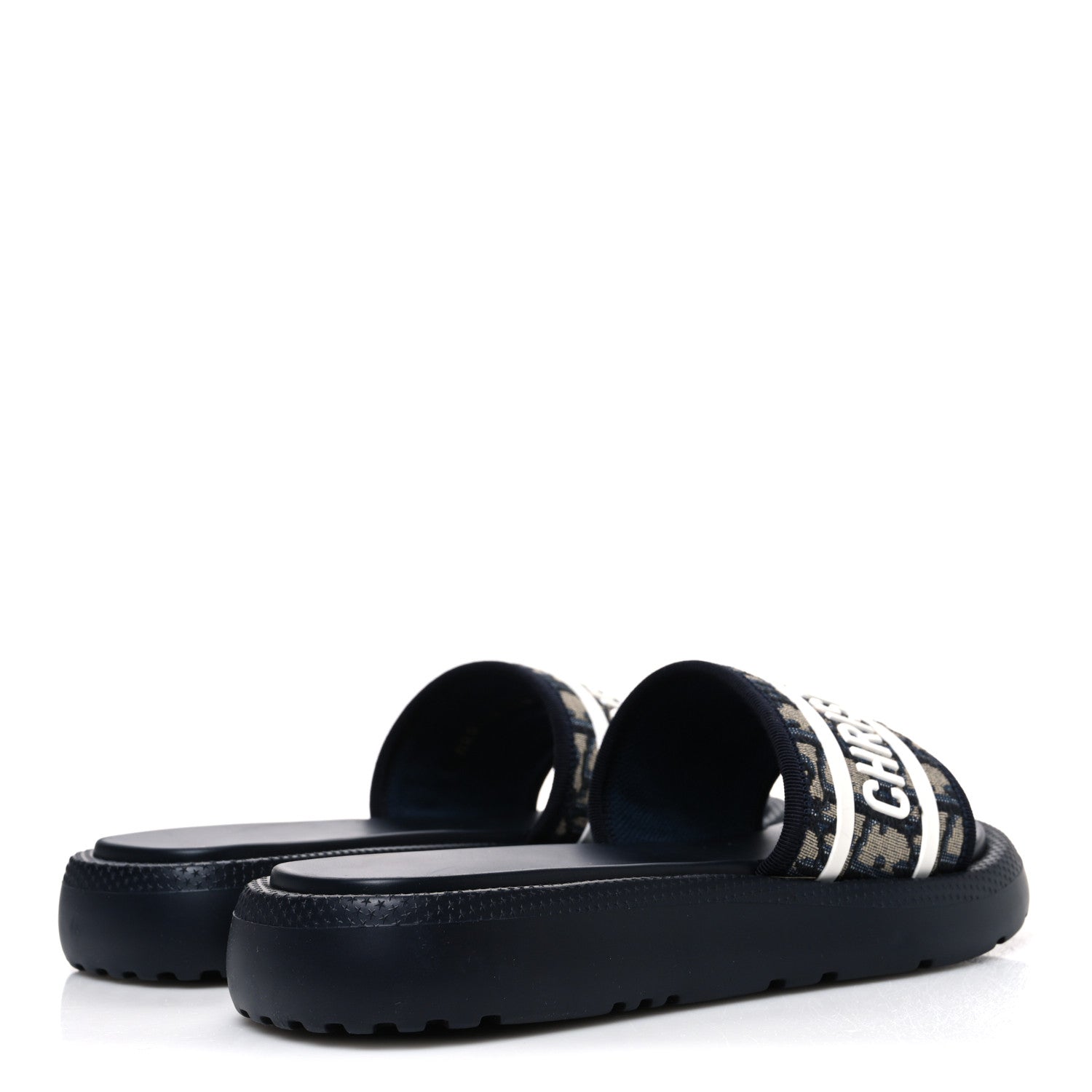 Christian Dior Oblique D-Way Platform Sandals 38.5 Blue 5 of 11