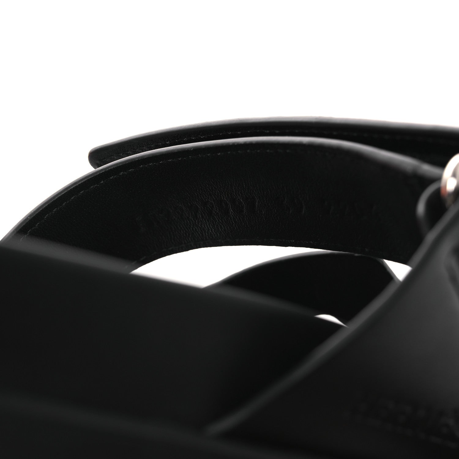 Hermes Calfskin Womens Chypre Sandals 39 Black 10 of 11