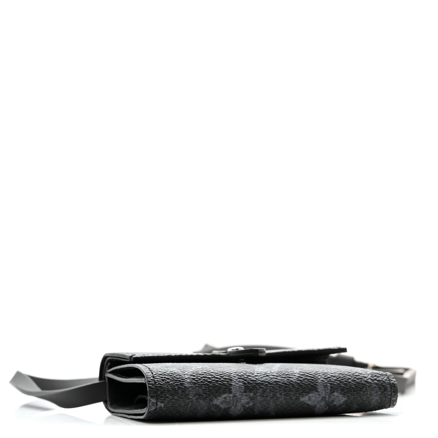 Monogram Pastel Cross Card Holder Black