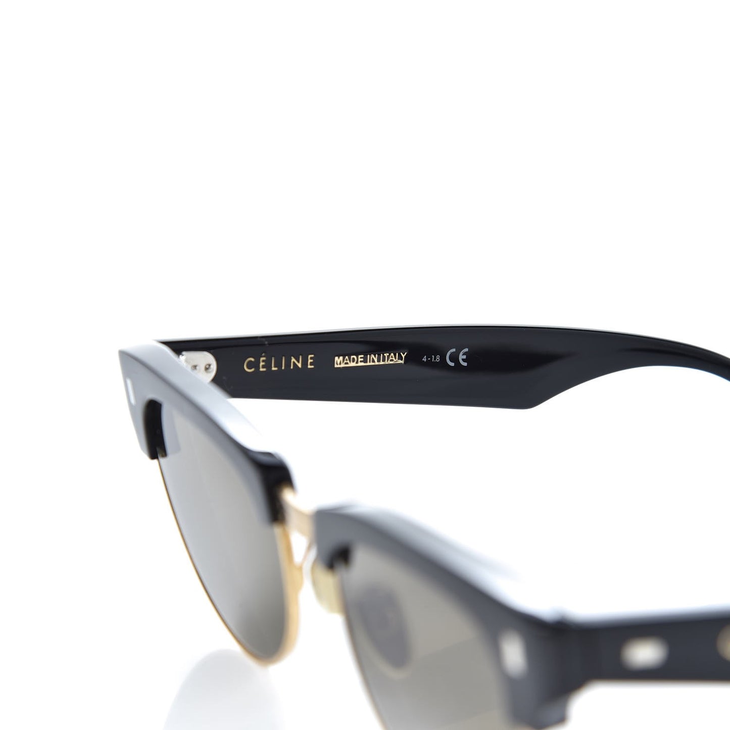 Acetate Cat Eye Sunglasses CL40059U Black Gold